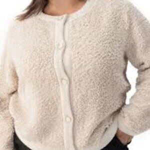 Sanctuary Plus Size Cozy cuddle up Cardigan button up jacket 2x